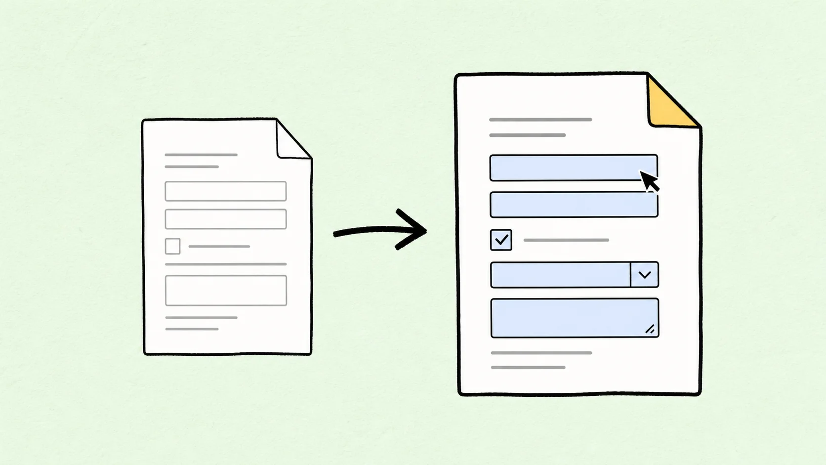 How to convert a Word document to a fillable PDF form