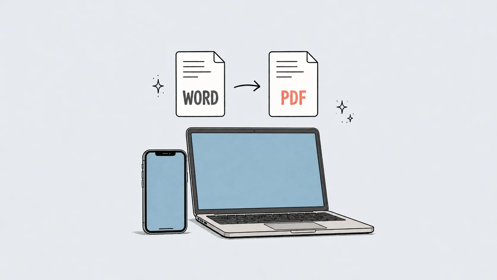 How to convert Word to PDF on iPhone and Mac