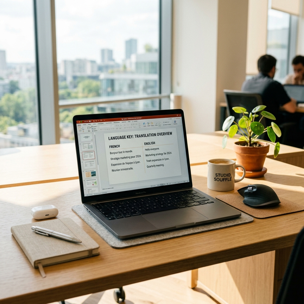 How to Quickly Translate French PowerPoint Slides into English—Without Breaking the Format